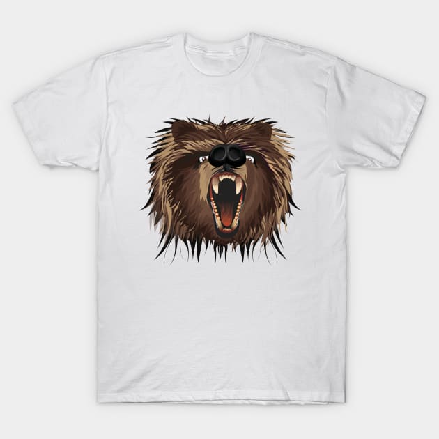 Roaring Bear T-Shirt by nickemporium1